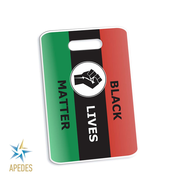 Black Lives Matter Rectangle Luggage Tag