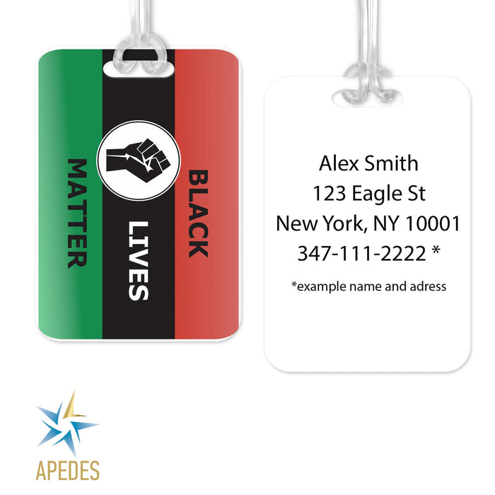 Black Lives Matter Rectangle Luggage Tag