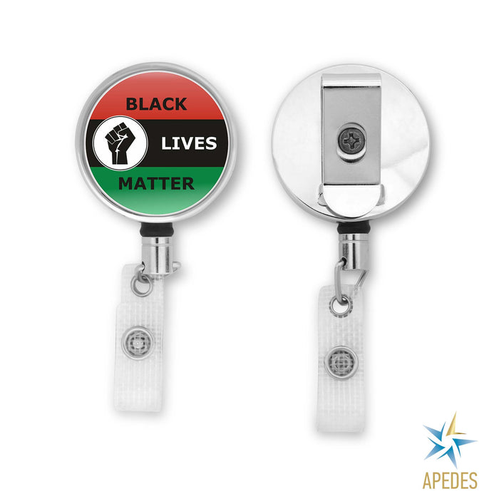 Black Lives Matter Badge Reel Holder