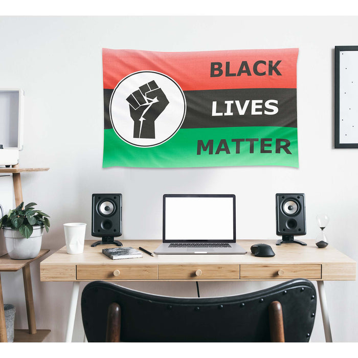 Black Lives Matter Black Power Flag Banner