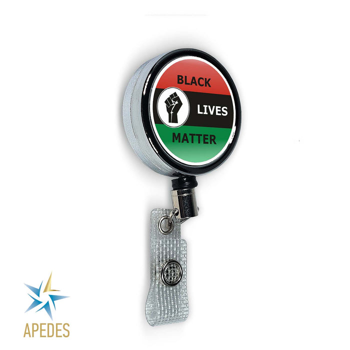 Black Lives Matter Badge Reel Holder