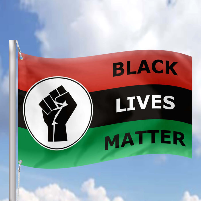 Black Lives Matter Black Power Flag Banner