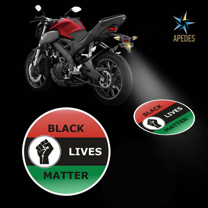 Black Lives Matter Black Power Motorcycle Bike Car LED Projector Light Waterproof