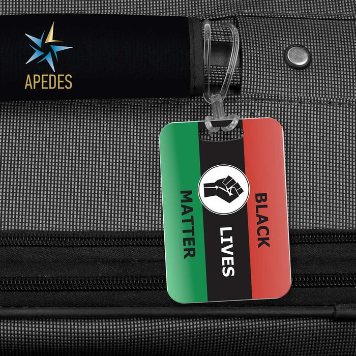 Black Lives Matter Rectangle Luggage Tag