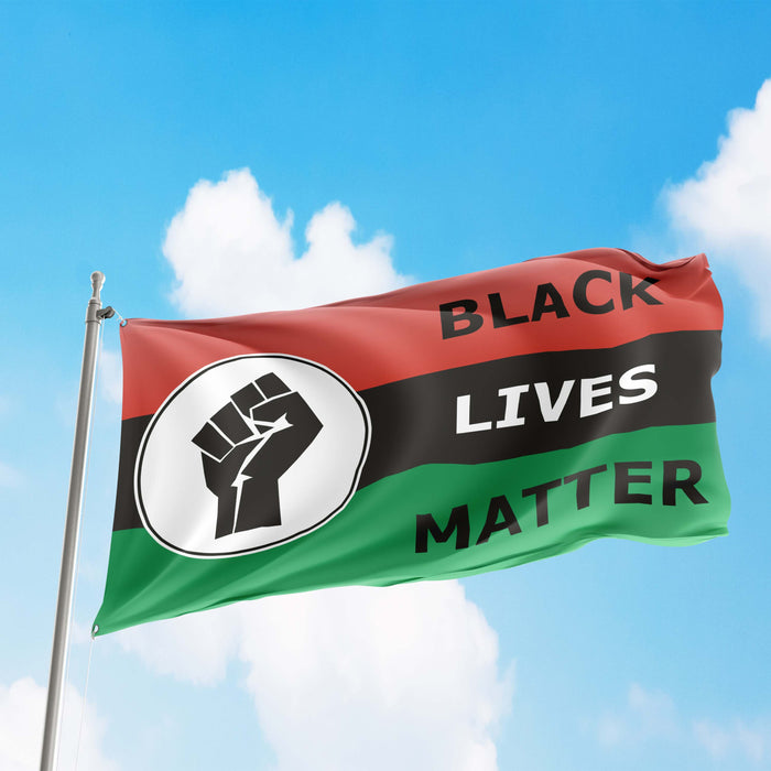 Black Lives Matter Black Power Flag Banner