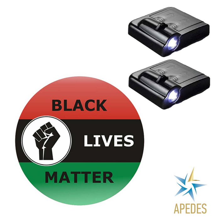 Black Lives Matter Black Power Car Door LED Projector Light (Set of 2) Wireless