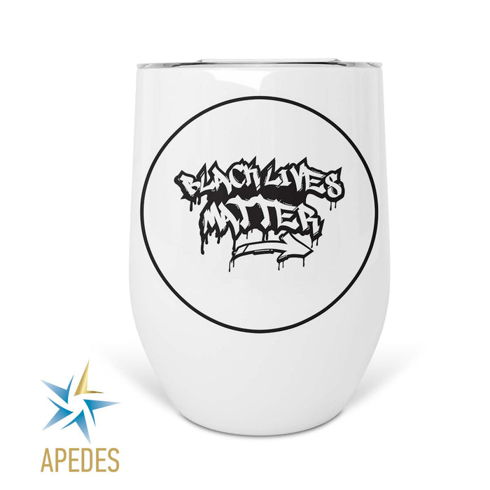 Black Lives Matter Stainless Steel Stemless Wine Cup 12 OZ