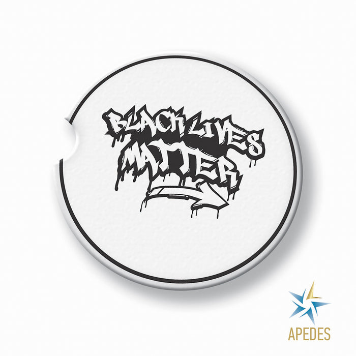 Black Lives Matter Car Cup Holder Coaster (Set of 2)