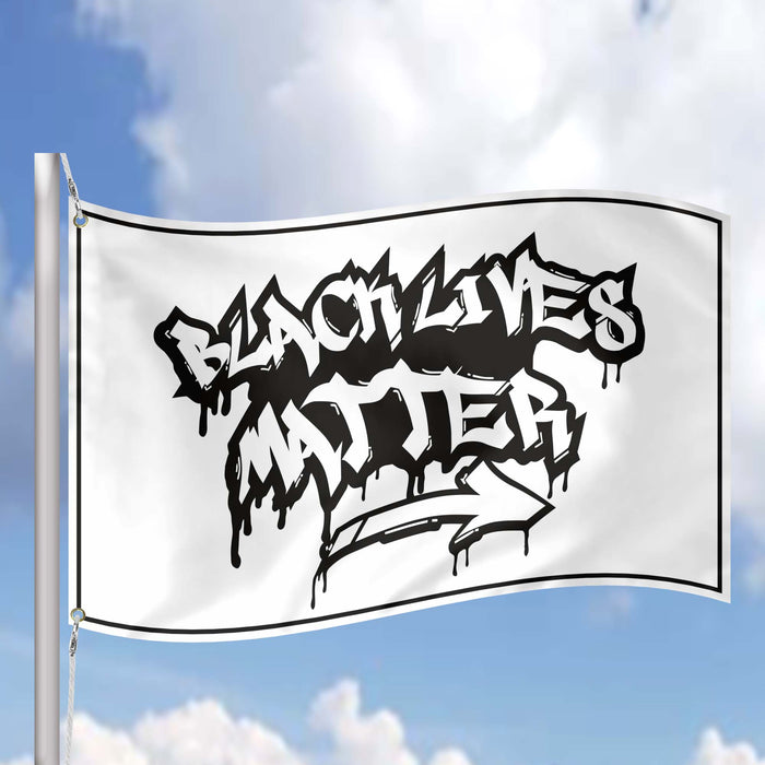 Black Lives Matter Black Power Flag Banner