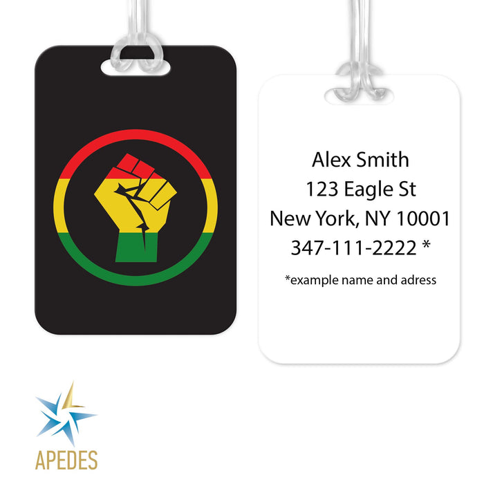 Black Lives Matter Rectangle Luggage Tag