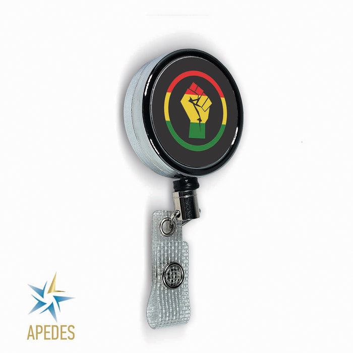 Black Lives Matter Badge Reel Holder