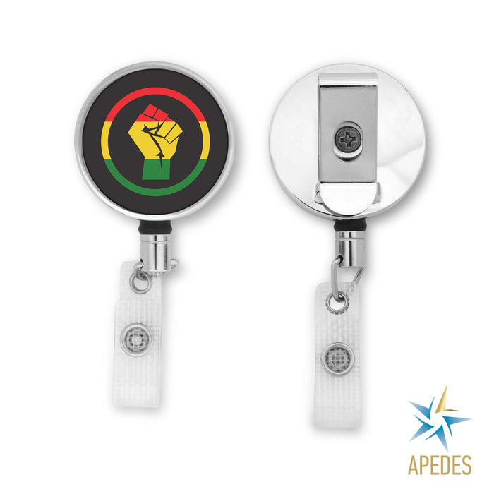 Black Lives Matter Badge Reel Holder