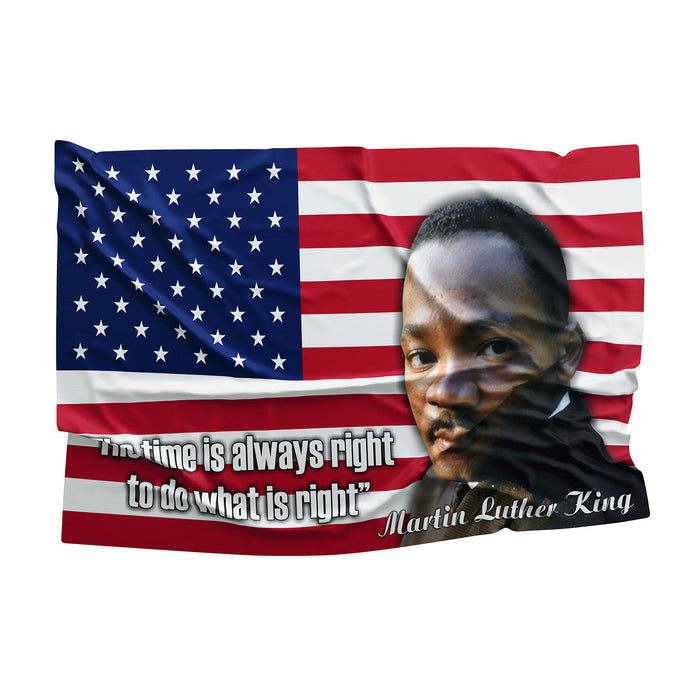 Martin Luther King Jr. USA American Baptist Minister & Activist Flag Banner