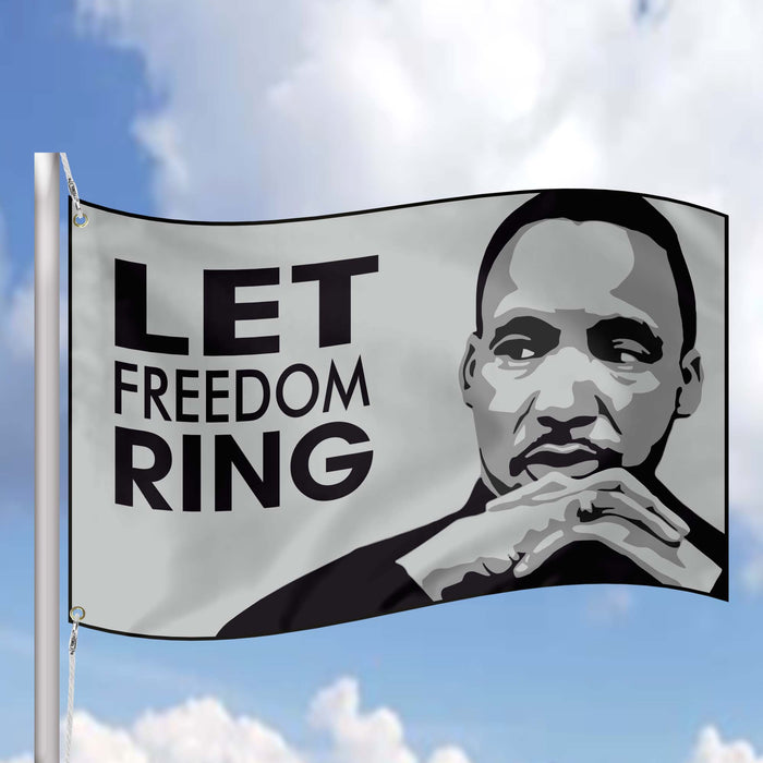 Martin Luther King Jr. USA American Baptist Minister & Activist Flag Banner