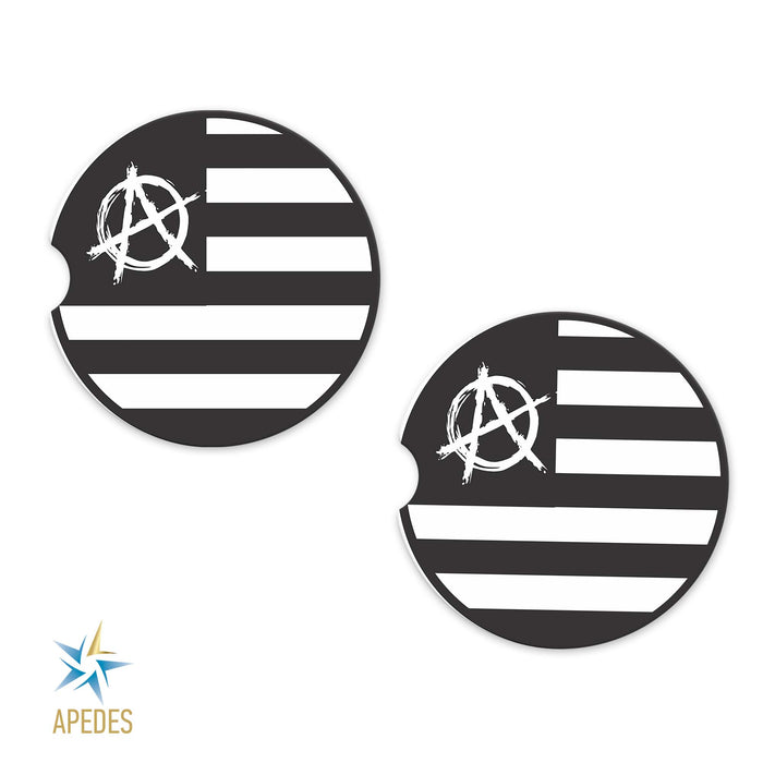 US Anarchy Car Cup Holder Coaster (Set of 2)