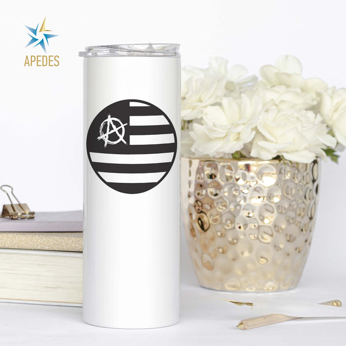 US Anarchy Stainless Steel Skinny Tumbler 20 OZ