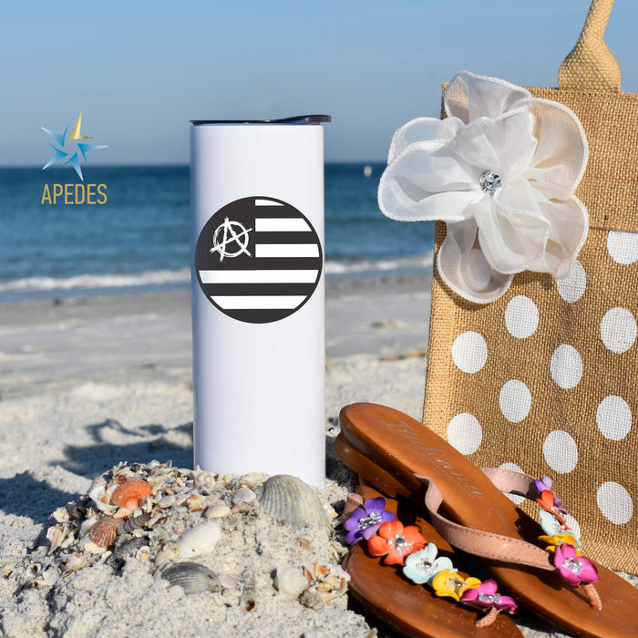 US Anarchy Stainless Steel Skinny Tumbler 20 OZ