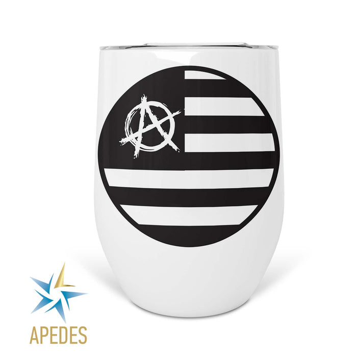 US Anarchy Stainless Steel Stemless Wine Cup 12 OZ