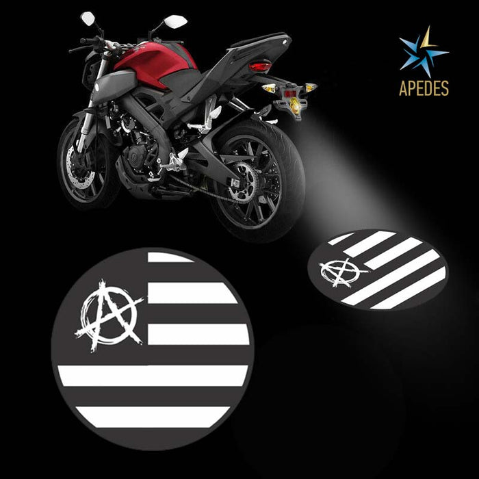 US Anarchy Motorcycle Bike Car LED Projector Light Waterproof