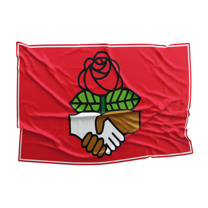 Democratic Socialists of America (DSA) USA Flag Banner