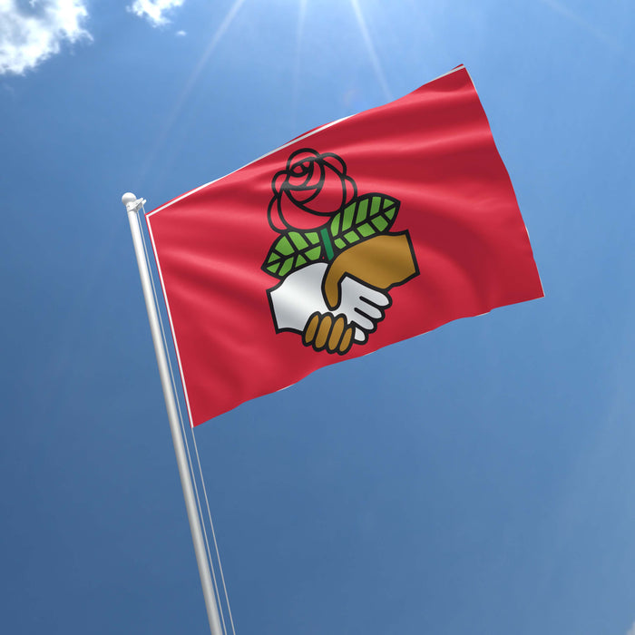 Democratic Socialists of America (DSA) USA Flag Banner