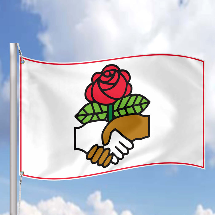 Democratic Socialists of America (DSA) USA Flag Banner