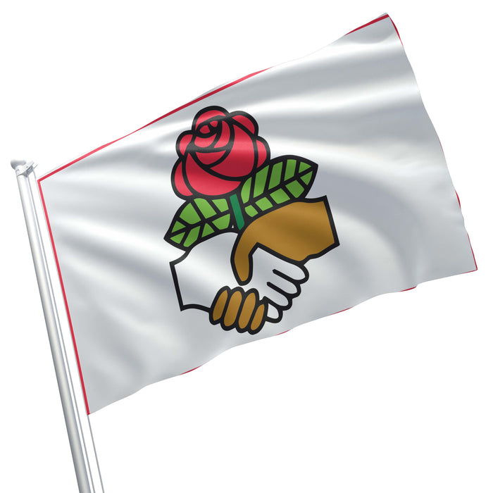 Democratic Socialists of America (DSA) USA Flag Banner