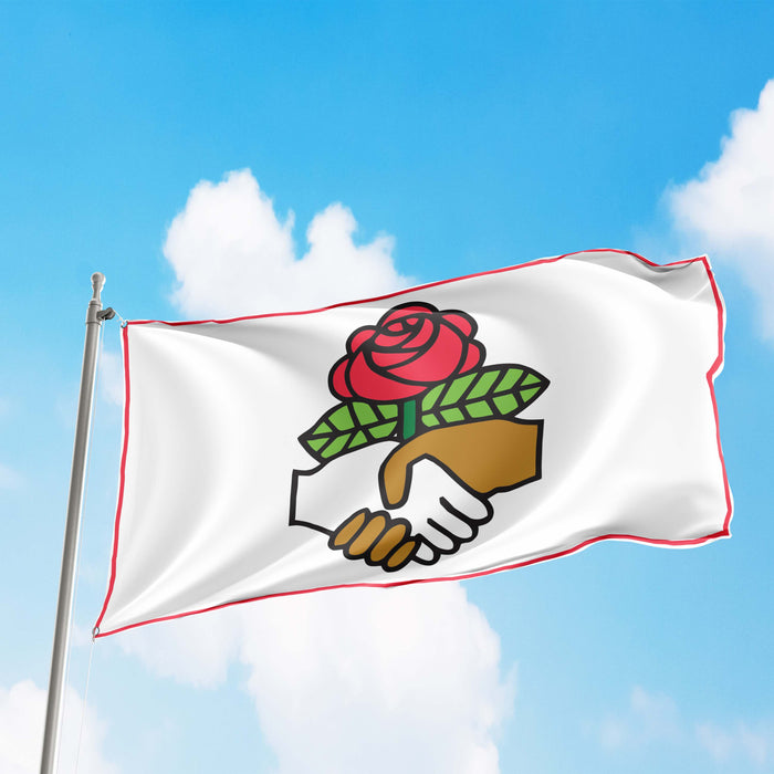 Democratic Socialists of America (DSA) USA Flag Banner