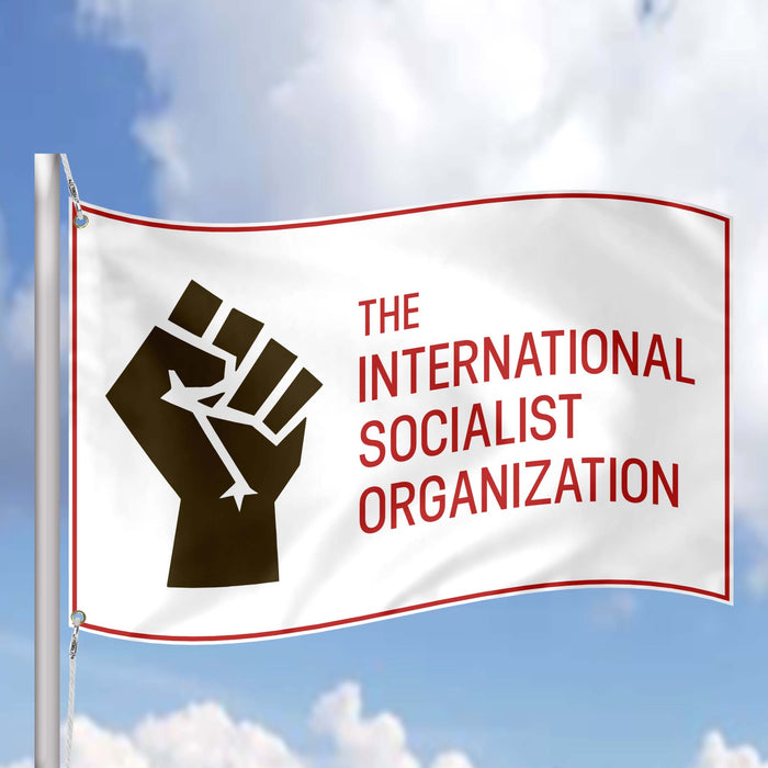 International Socialist Organization Flag Banner