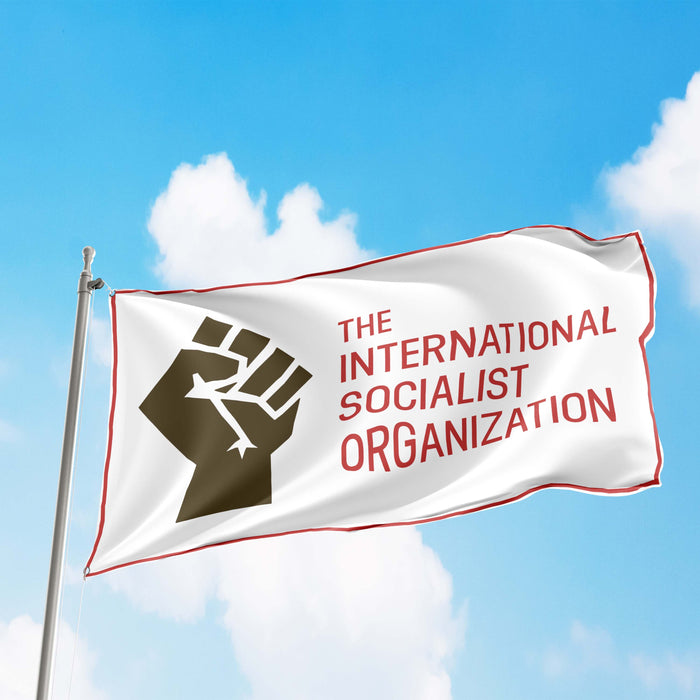 International Socialist Organization Flag Banner