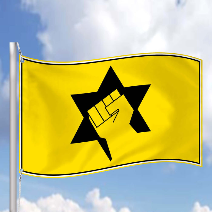Israel Kach and Kahane Chai Political Party Flag Banner