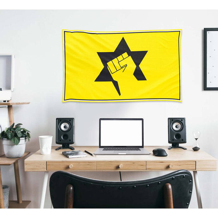 Israel Kach and Kahane Chai Political Party Flag Banner