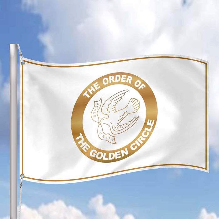 Knights of the Golden Circle KGC USA Flag Banner