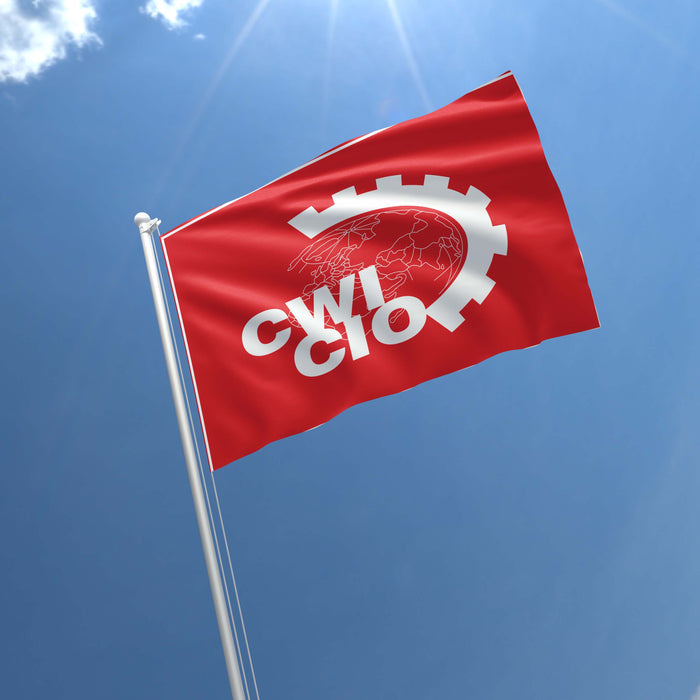 Committee for a Workers International CWI CIO Flag Banner