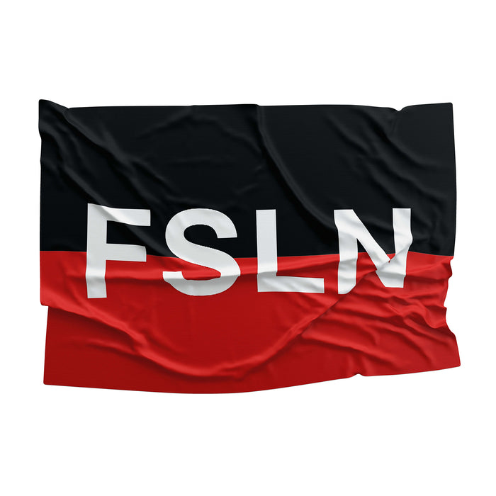 The Sandinista National Liberation Front FSLN Political Party Nicaragua Flag Banner