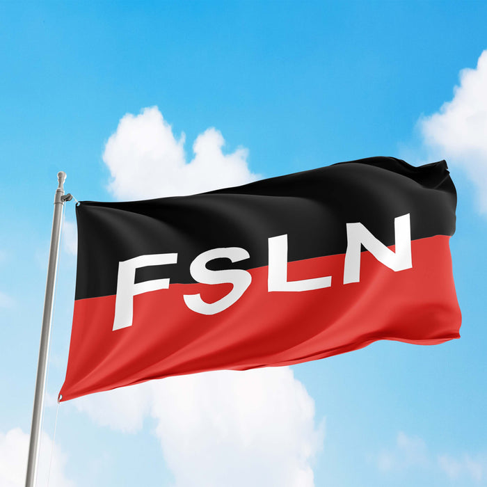 The Sandinista National Liberation Front FSLN Political Party Nicaragua Flag Banner