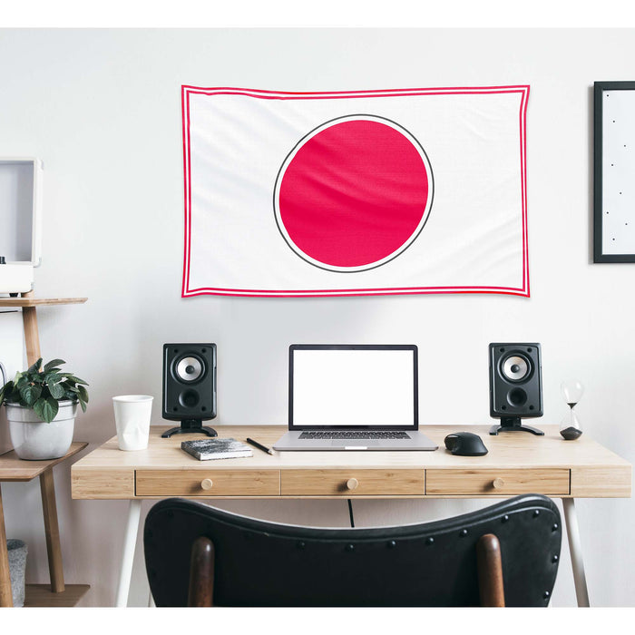 Japan Air Force Roundel Flag Banner