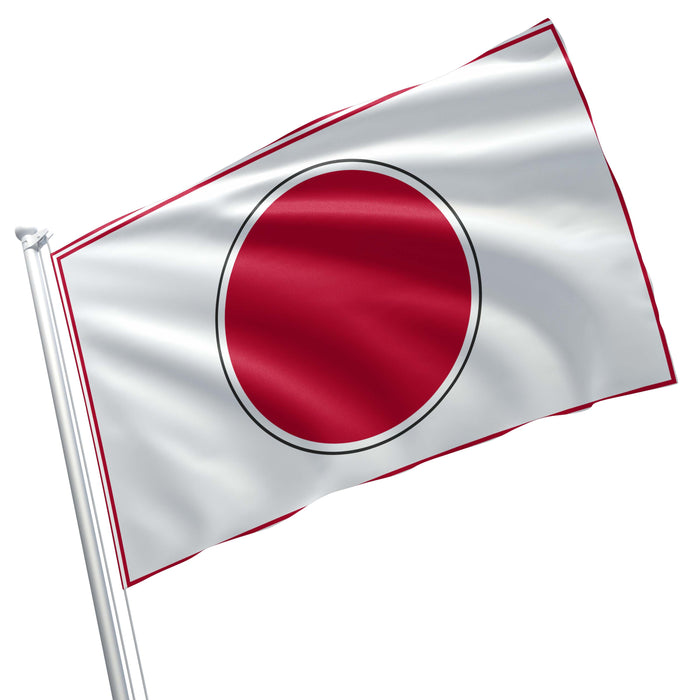 Japan Air Force Roundel Flag Banner