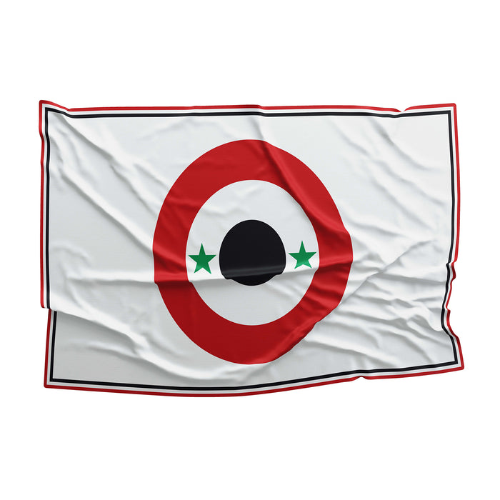 Syria Air Force Roundel Flag Banner