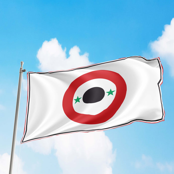 Syria Air Force Roundel Flag Banner