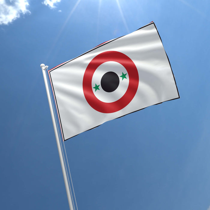 Syria Air Force Roundel Flag Banner