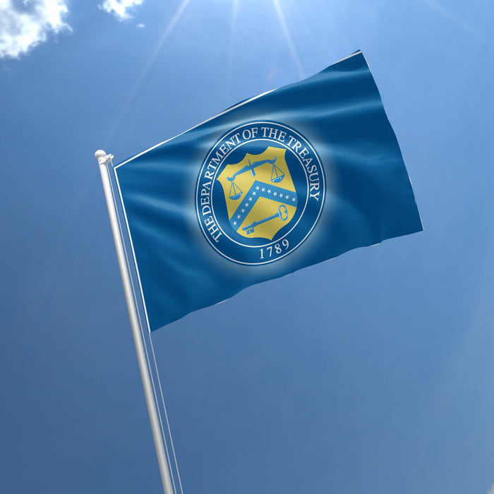US The Department of the Treasury USA Flag Banner