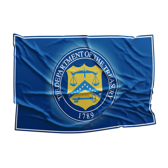 US The Department of the Treasury USA Flag Banner