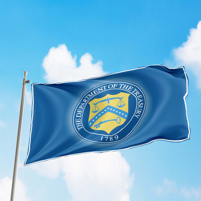 US The Department of the Treasury USA Flag Banner