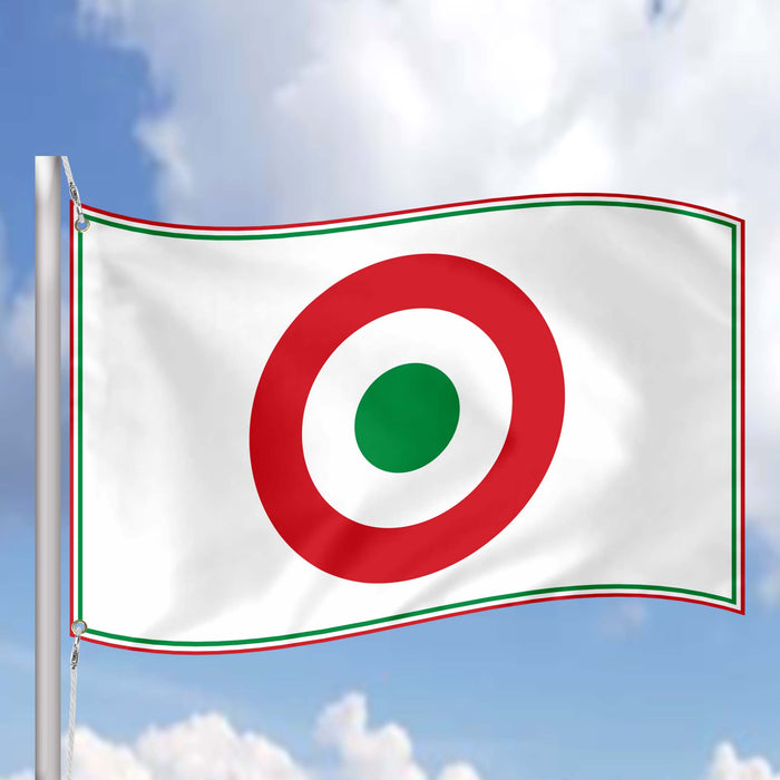 Italy Air Force Roundel Flag Banner