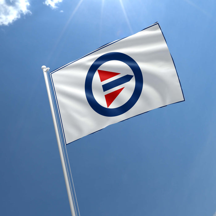 Norwegian Air Force Roundel Flag Banner