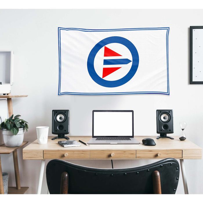 Norwegian Air Force Roundel Flag Banner