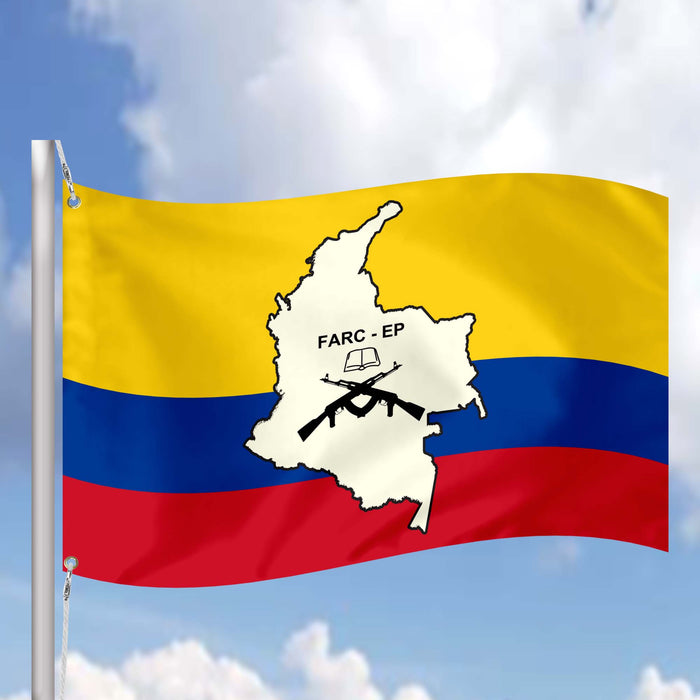 Revolutionary Armed Forces of Colombia FARC-EP Flag Banner