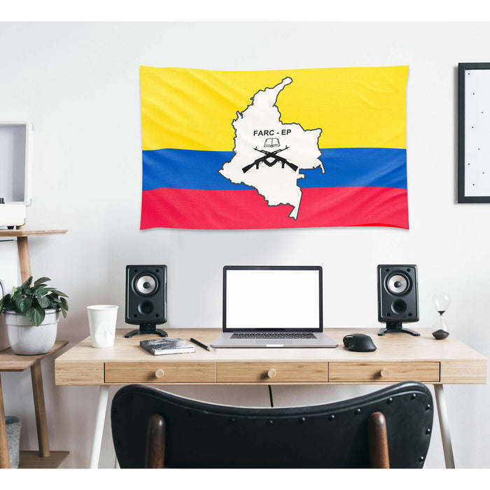 Revolutionary Armed Forces of Colombia FARC-EP Flag Banner