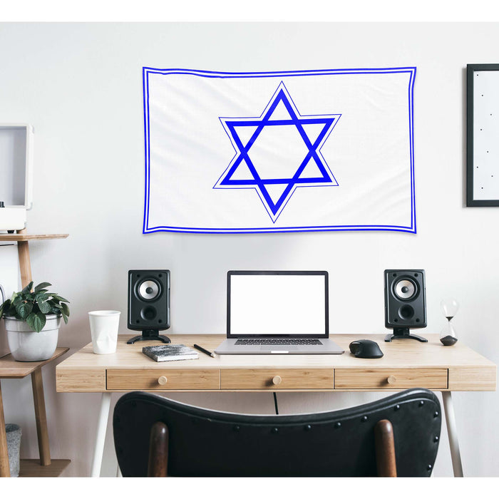 Star of David Judaism Magen David Jewish Flag Banner